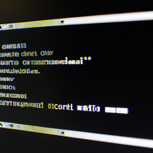 תמונה של מסך מחשב המראה חלון שורת פקודה עם גלילה של טקסט