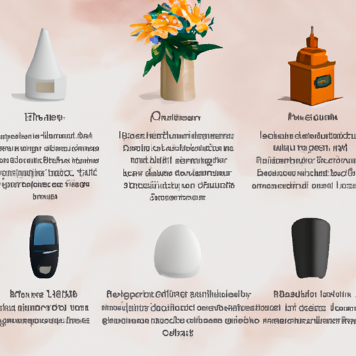 המחשה של תכונות שונות שיש לחפש במפיץ ריח חשמלי איכותי
