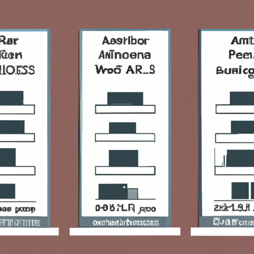 אינפוגרפיקה המשווה סוגים שונים של פתרונות מדפים המוצעים על ידי Arizona Ltd.